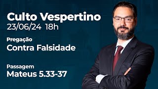 🔴 Culto Vespertino  2306 18h  Pr Lucas Previde [upl. by Marguerite]