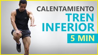 Calentamiento de PIERNAS  TREN INFERIOR  5 minutos [upl. by Ahseat14]