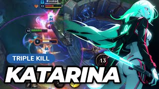 WILDRIFT KATARINA AGAINST CORKI MIDLANE GAMEPLAY S14 [upl. by Kelcey]