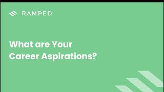 13 How to Answer What are your Career Aspirations [upl. by Alenas]