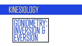 Goniometry Inversion  Eversion [upl. by Rosemaria]