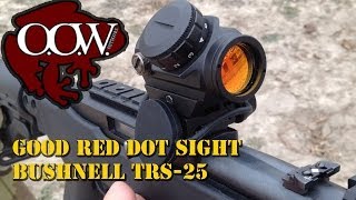 Good 100 RedDot Sight  Bushnell TRS25  OOW Outdoors [upl. by Alberto]