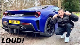 LISTEN TO MY FERRARI 488 PISTA’S NEW INCONEL EXHAUST LOUD [upl. by Christiano]