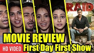 Raid Movie Best Review  Celebrities And Public Review  Ajay Devgn Ileana DCruz Saurabh Shukla [upl. by Auqenes184]