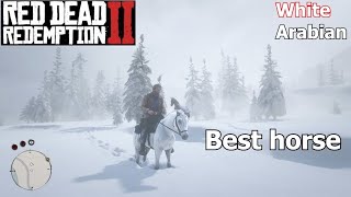 How to get the white Arabian horseRed dead redemption 2Full Guide [upl. by Banebrudge747]