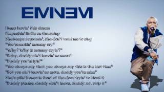 WHEN IM GONE EMINEM LYRICS [upl. by Mildrid]