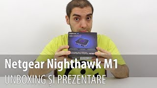 Unboxing amp Prezentare Netgear Nighthawk M1 Router Mobil 4G LTE [upl. by Enegue]