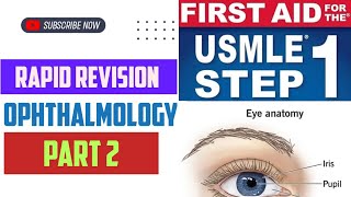 Rapid Revision Opthalmology Part 2  First Aid USMLE Step 1 in UrduHindi [upl. by Enelaj]