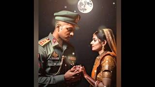 Indian army 🇮🇳 mans sacrifice behind every smiling face of a woman whos husband is far from [upl. by Lydon5]