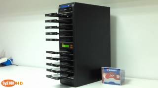 Systor Systems MDisc BluRay Tower CD DVD Duplicator [upl. by Goerke516]