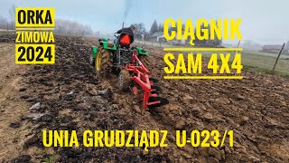 ORKA ZIMOWA 2024 CIĄGNIK SAM 19TD 4X4 amp UNIA GRUDZIĄDZ U0231 OPOROWO [upl. by Caesar]