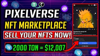 Pixelverse NFT Marketplace Sell Your NFTs Now  How to Sell Pixelverse NFT on Marketplace Guide [upl. by Slaby771]