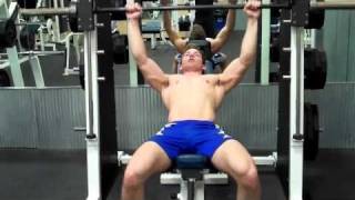 How To Smith Machine Incline Bench Press [upl. by Elum184]