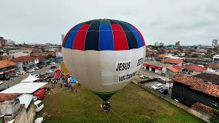 Barra Velha  SC  Balão Voo Passeio Fly Festa Criança DroneJoinville [upl. by Gianni436]