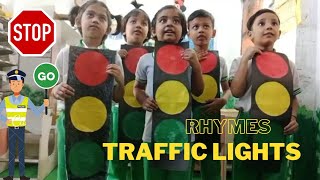 TRAFFIC LIGHTS SONG🚦LITTLE GLEANERS JOYFULLY SANG  rhymes trafficlight learning school kids [upl. by Adnovay447]