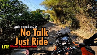 No Talk Just Ride  Suzuki VStrom 250 SX  Lite Offroad Indonesia village vstrom250sx [upl. by Ailam]