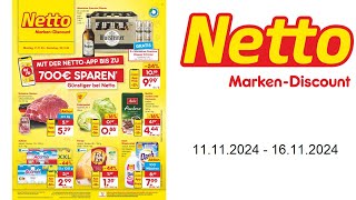 Netto MarkenDiscount Prospekt DE  vom 1111 bis 16112024 [upl. by Siblee517]