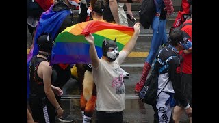 CSD Berlin Parade 27 Juli 2024 Motto quotNur gemeinsam stark  Für Demokratie und Vielfaltquot [upl. by Aihsemot]