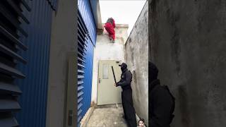 Money Heist Vs Police  880moneyheist parkour police badguys escape action [upl. by Ardnaik]