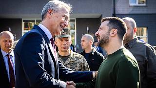 NATO Secretary General visits Ukraine 🇺🇦 [upl. by Melisse818]