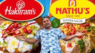 Haldiram VS Nathus Special Raj Kachori 🤔 [upl. by Nylzor]