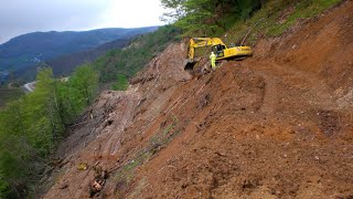 EXCADETúnel del Rañadoiro Desmontes y Terraplenes [upl. by Adest]