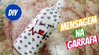 DIY  Mensagem na Garrafa [upl. by Morgana]