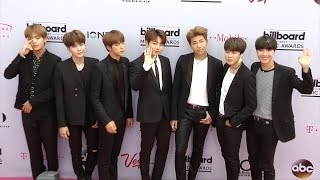 BTS 2017 Billboard Music Awards Magenta Carpet [upl. by Sabine]