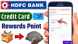 How To Convert HDFC Bank Credit Card Reward Points To Cash  HDFC Reward Redeem 2024 [upl. by Kronick]