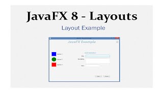 JavaFX 8 Tutorial  Layouts Example 13 [upl. by Sitof]