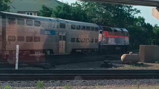 Metra Meet Metra SW and Metra HC Converge Near Chicago Union Station [upl. by Akcimat]