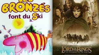 LE SEIGNEUR DES ANNEAUX vs LES BRONZES FONT DU SKI Parodie [upl. by Garnett]