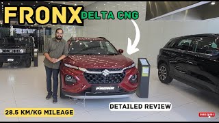 10 लाख में इस Fronx CNG का कोई मुकाबला नहीं 🔥 2024 Maruti Fronx Delta CNG Detailed Review [upl. by Arihsaj368]