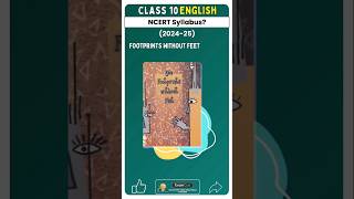 Class 10 English Footprints Syllabus 20242025🔥  New NCERT Class 10 English  cbsesyllabus [upl. by Lebasiairam]