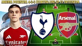 TROSSARD STARTS ARSENAL POTENTIAL STARTING LINEUP AGAINST TOTTENHAM HOTSPUR [upl. by Gambell]