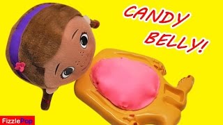 Doc Mcstuffins Mr Doh Operation Candy Belly with Surprises Inside ドックはおもちゃドクター [upl. by Luigino368]