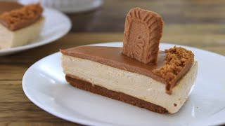 NoBake Lotus Biscoff Cheesecake Recipe  Cookie Butter Cheesecake Recipe [upl. by Vinnie]