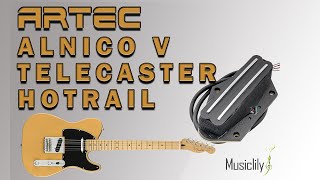 ARTEC ALNICO V TELECASTER HOT RAIL PICKUP [upl. by Meriel85]