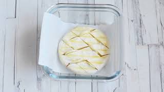 Camembert cheese baked in the oven with garlic [upl. by Letsyrc917]