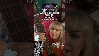 How to Play “Cool Blues Riff” Inspired by Buddy Guy easyguitartutorial [upl. by Nirrad389]