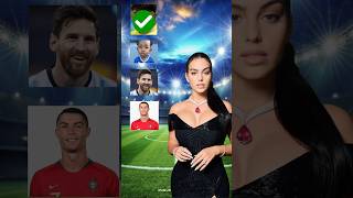 Ronaldo vs Messi vs Ronaldo jr vs Broski ➡ Georgina Alisha and Delfina Suarez football youtube [upl. by Aicemaj96]