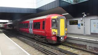 Trains at Gatwick Airport station 300424 [upl. by Cooley]