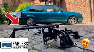 Fabless Manufacturing Parts For The MK3 Golf Savoy  VR5 Swap Kit [upl. by Burkitt]