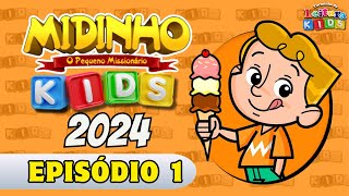 Midinho O Pequeno Missionário em MIDINHO KIDS EPISÓDIO 1 I Turminha da Leitura Kids [upl. by Llenil]