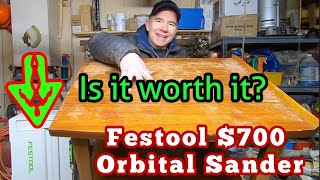 Is a Festool 700 Orbital Sander worth it Table Restoration [upl. by Hofmann]