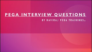 Pega Interview Questions Dynamic Class Referencing in Pega implementation [upl. by Llenad]