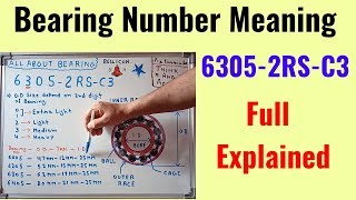 Bearing Number Meaning in Hindi  OD  Thickness Explained [upl. by Langdon]