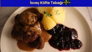 İSVEÇTEN ORJİNAL TARİFİ İLE İSVEÇ KÖFTESİ KÖTBULLAR KAHVERENGİ SOSU Brunsås İLE TAM MENÜ 🇸🇪 [upl. by Oliana]