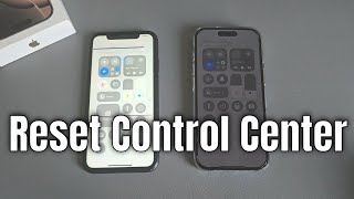 how to reset control center iphone iOS 18 [upl. by Seira]