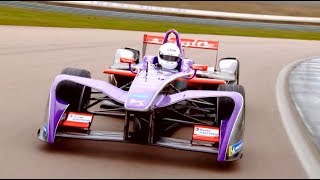 Whats it like to drive a 140mph Formula E car Vernon Kays Test Drive [upl. by Nedak528]